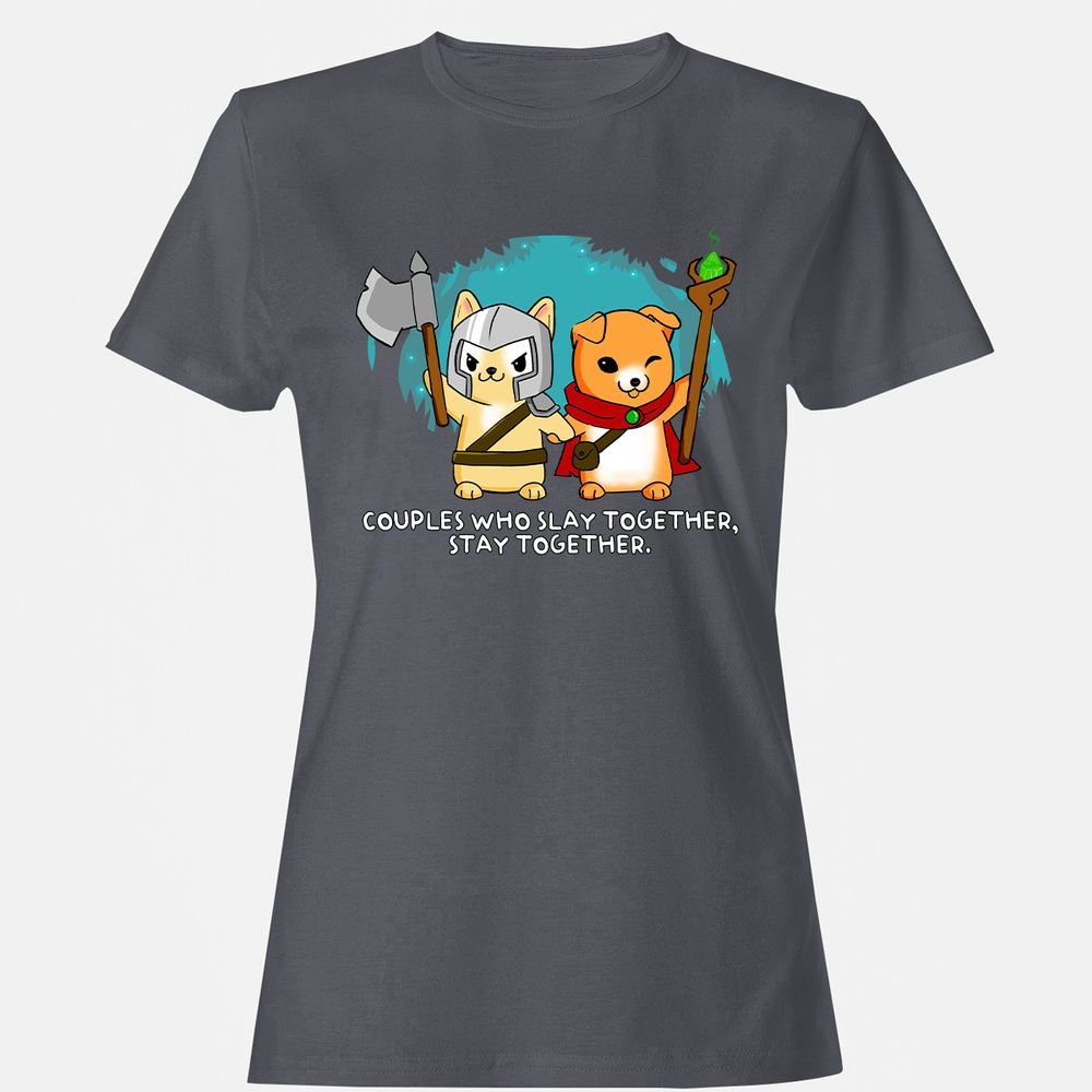 Women's T-Shirt - JV258AGP - Dark Heather - 5