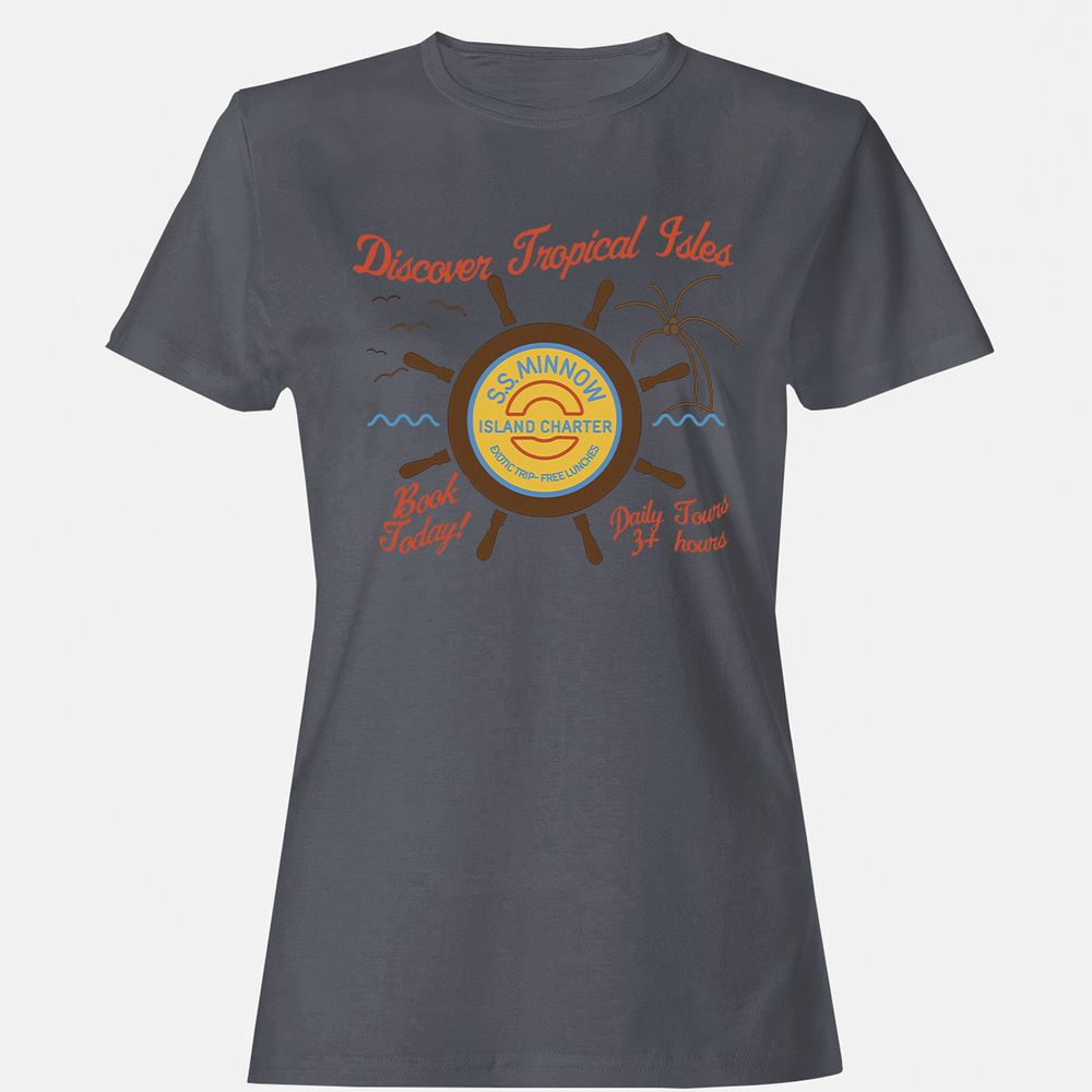 Women's T-Shirt - T3SH5TJ9 - Dark Heather - 5