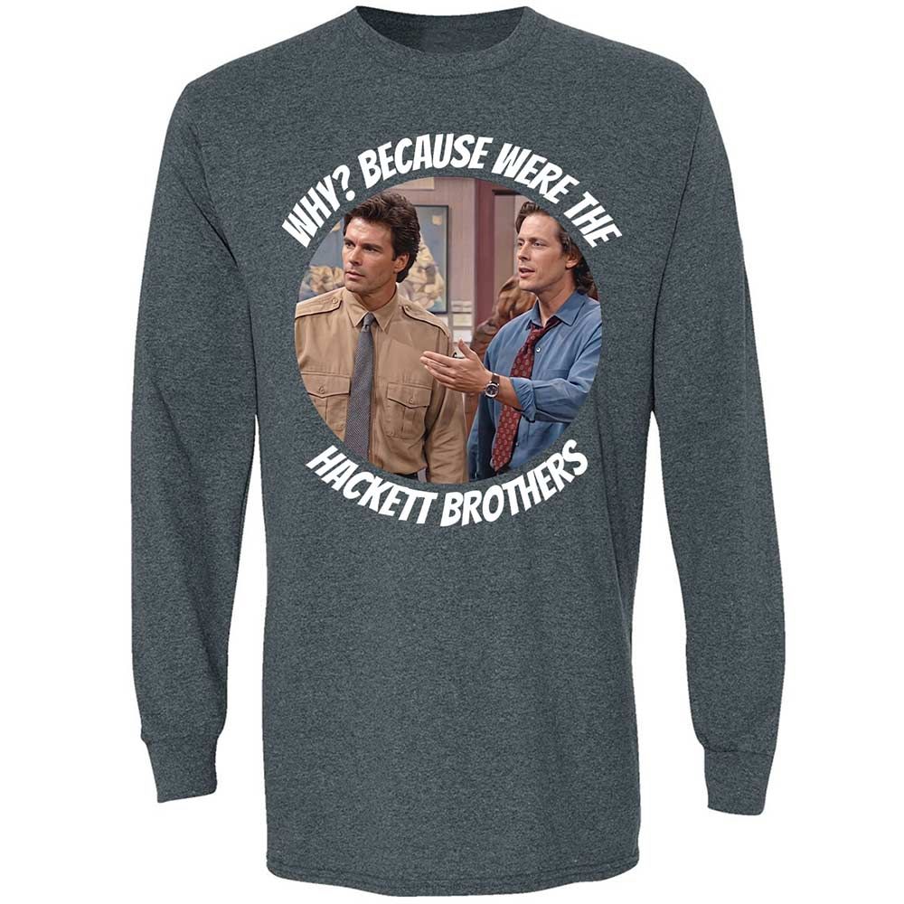 Long Sleeve T-Shirt - N87WUXHY - Dark Heather - 5