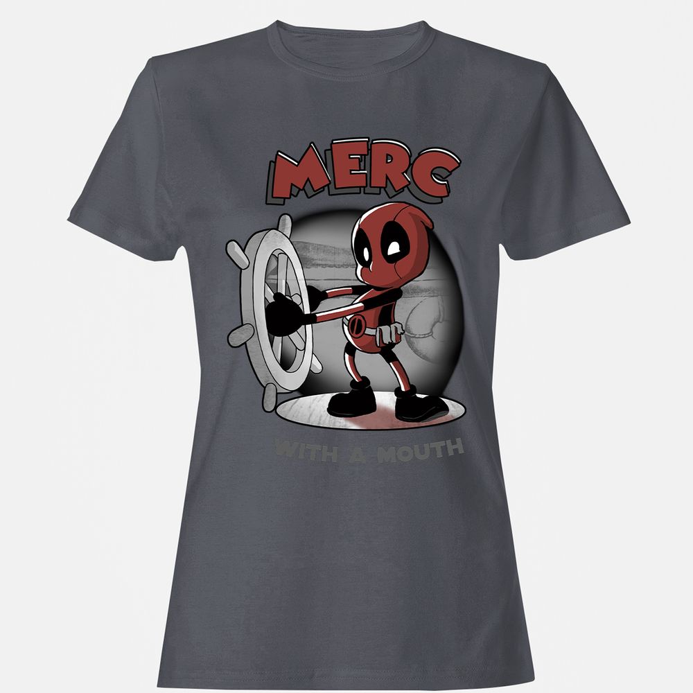 Women's T-Shirt - 91XD9FGA - Dark Heather - 5