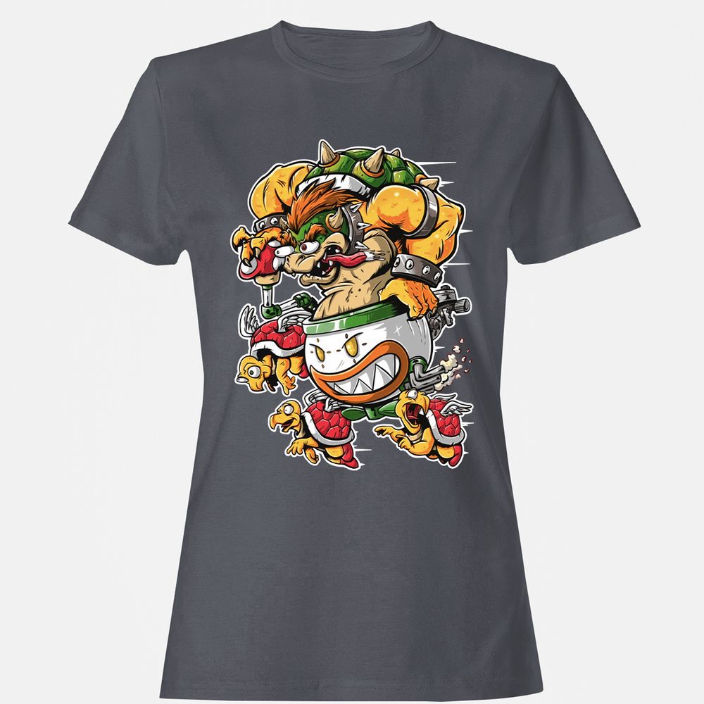 Women's T-Shirt - 4EQMYARK - Dark Heather - 5