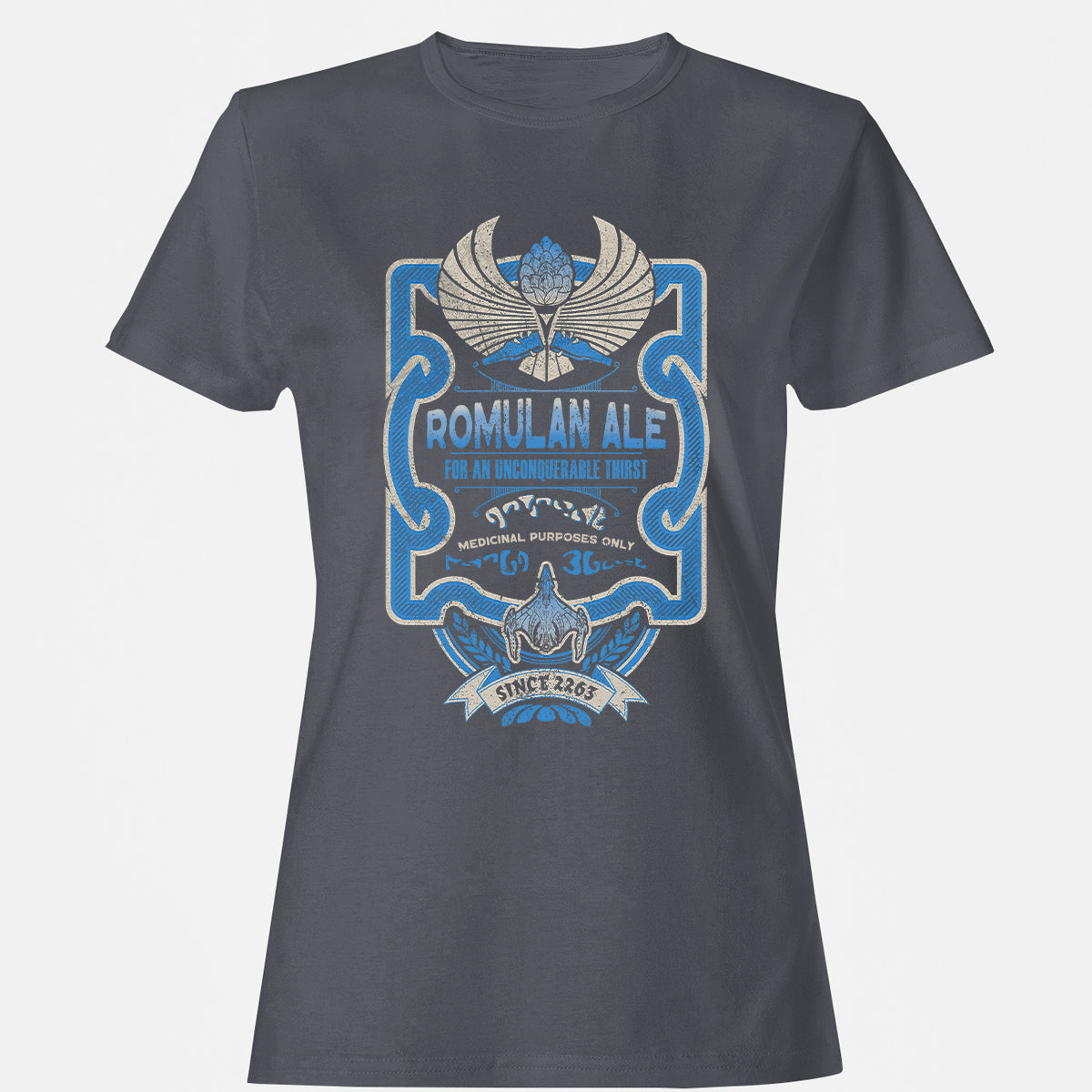 Women's T-Shirt - U9NHZSF9 - Dark Heather - 5