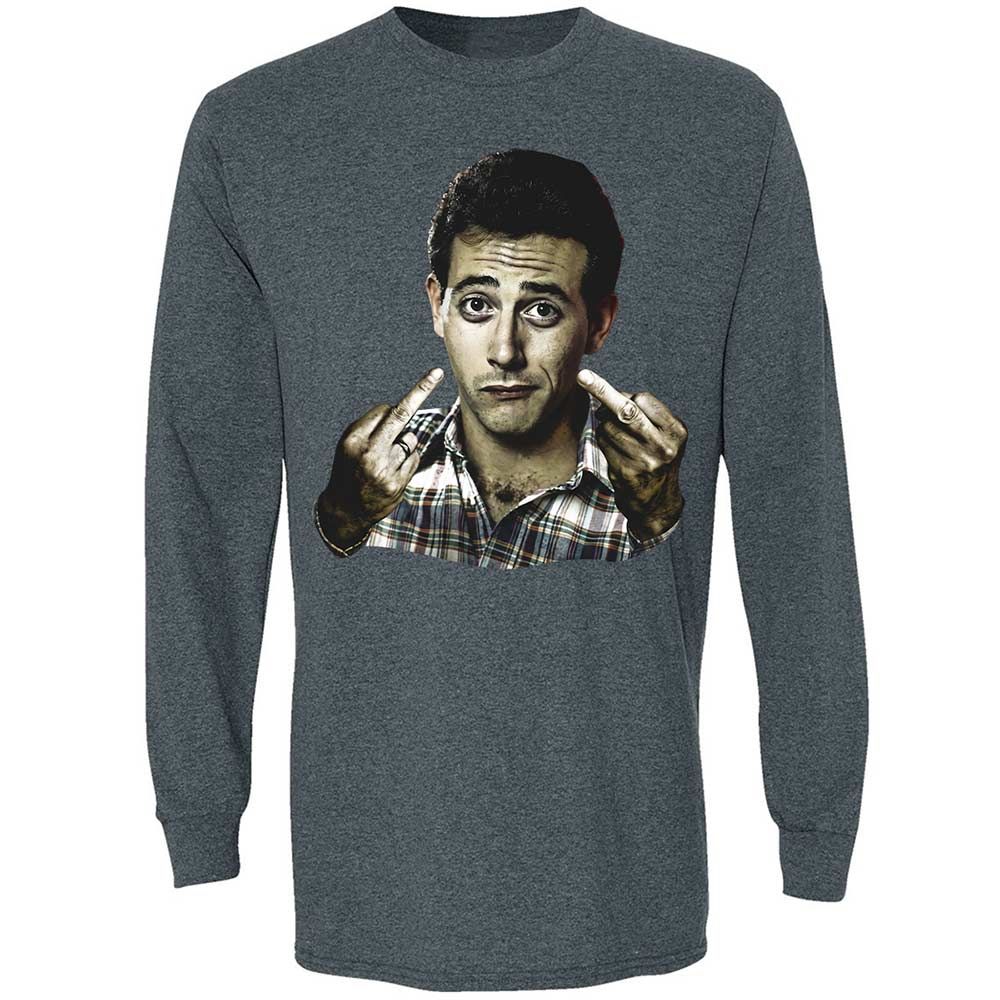 Long Sleeve T-Shirt - ZQ6MR34J - Dark Heather - 5