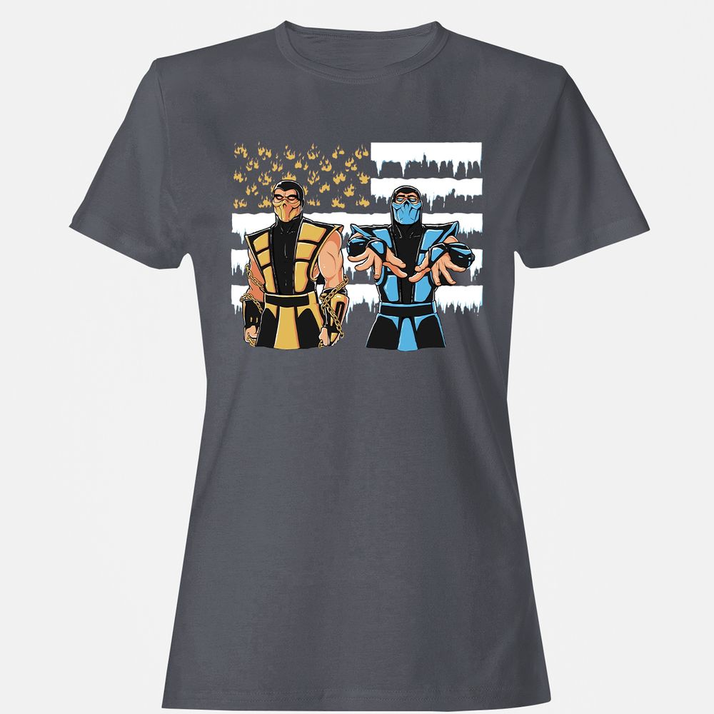 Women's T-Shirt - N4VBYQLL - Dark Heather - 5