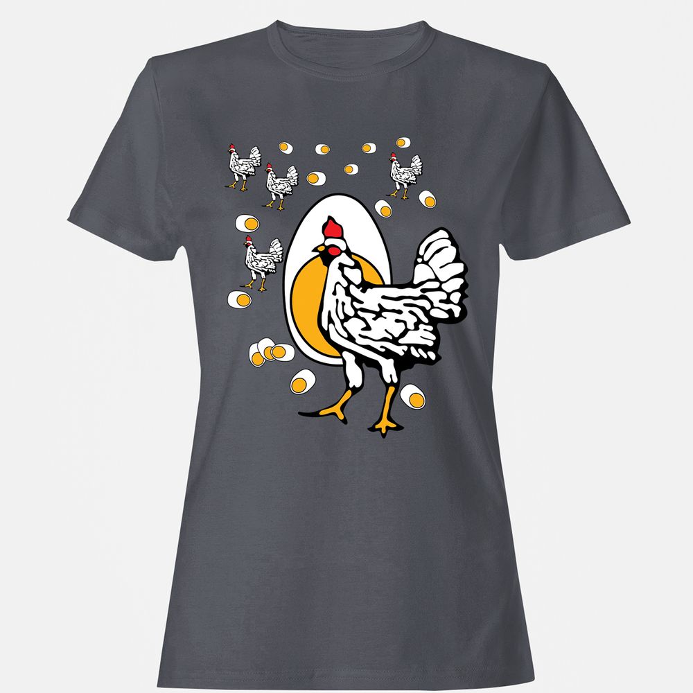 Women's T-Shirt - G9RF6LH1 - Dark Heather - 5