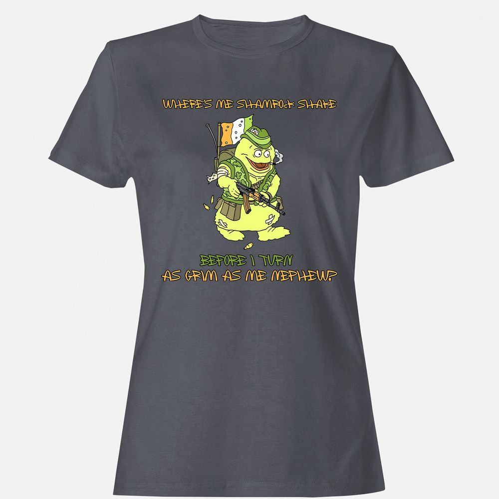 Women's T-Shirt - 446WDBUE - Dark Heather - 5