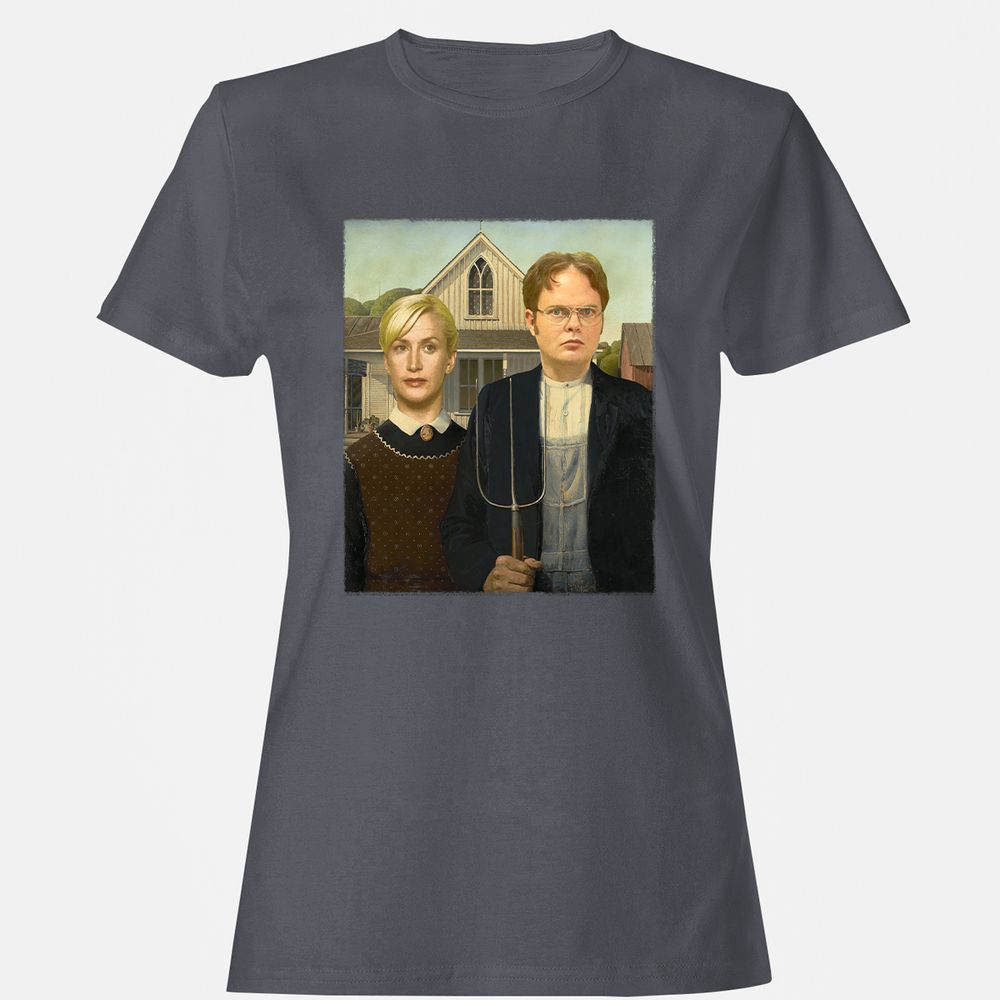 Women's T-Shirt - FE9LNTMG - Dark Heather - 5