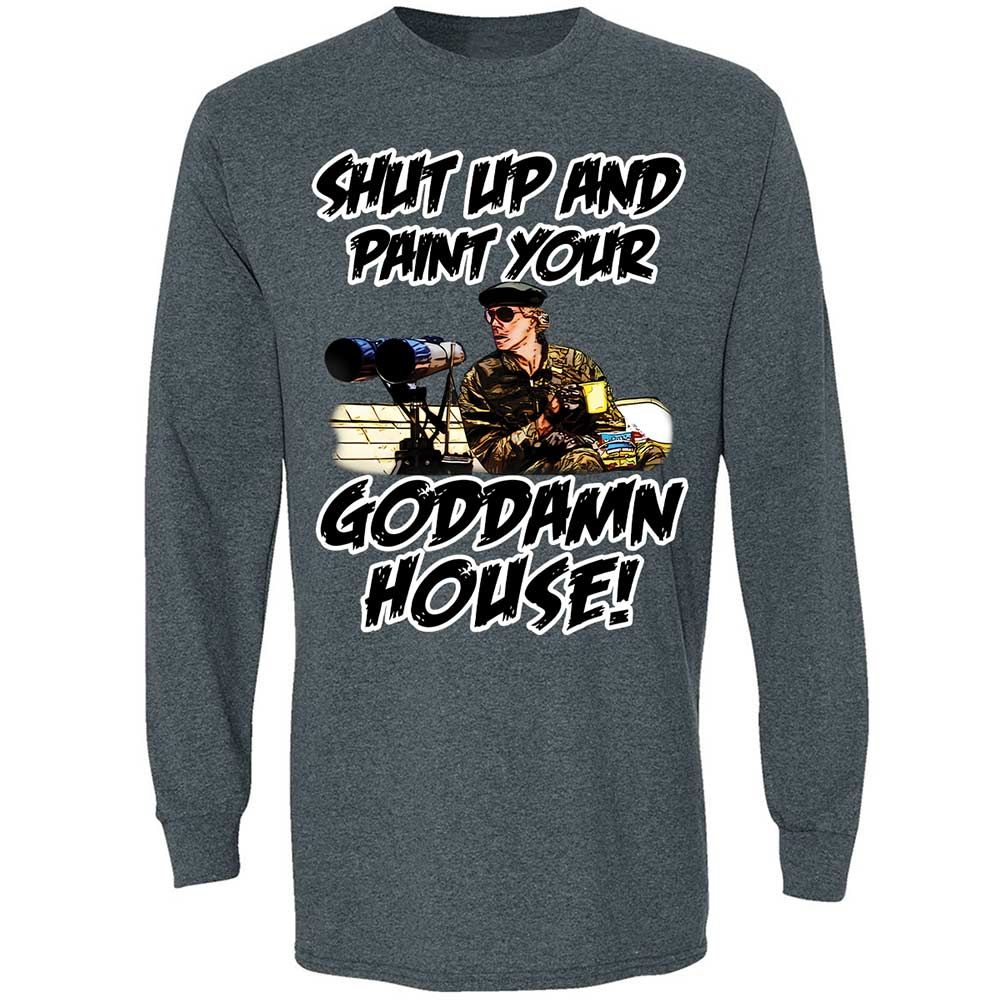Long Sleeve T-Shirt - F5JVTDJ8 - Dark Heather - 5