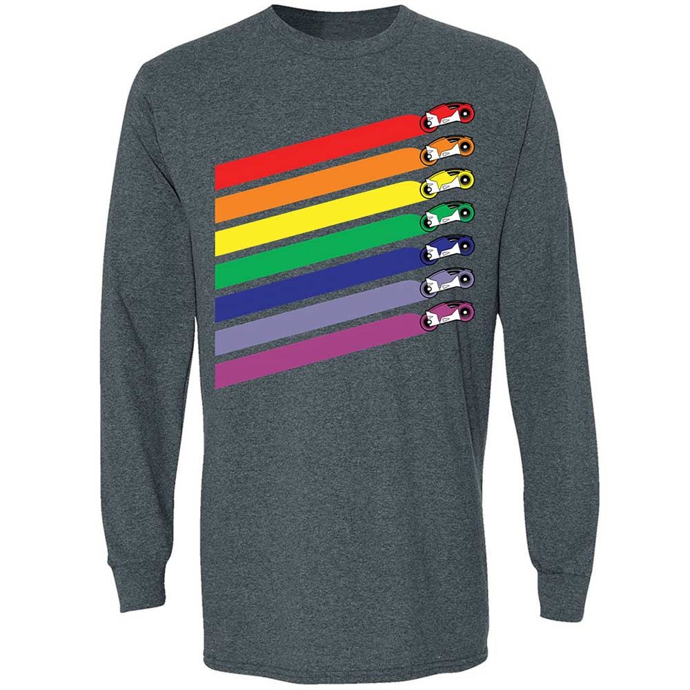 Race The Rainbow - Dark Heather - 5