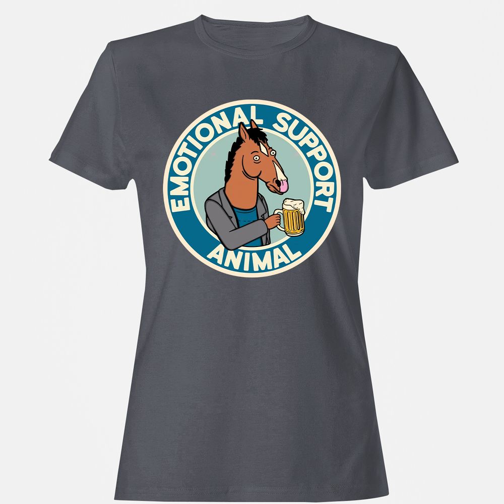 Women's T-Shirt - MJ9G92MG - Dark Heather - 5