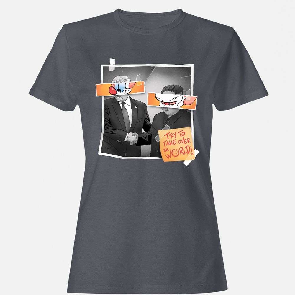 Women's T-Shirt - NHL3J7PQ - Dark Heather - 5