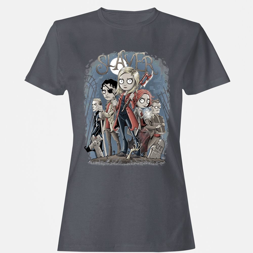 Women's T-Shirt - JA3JZ7AD - Dark Heather - 5