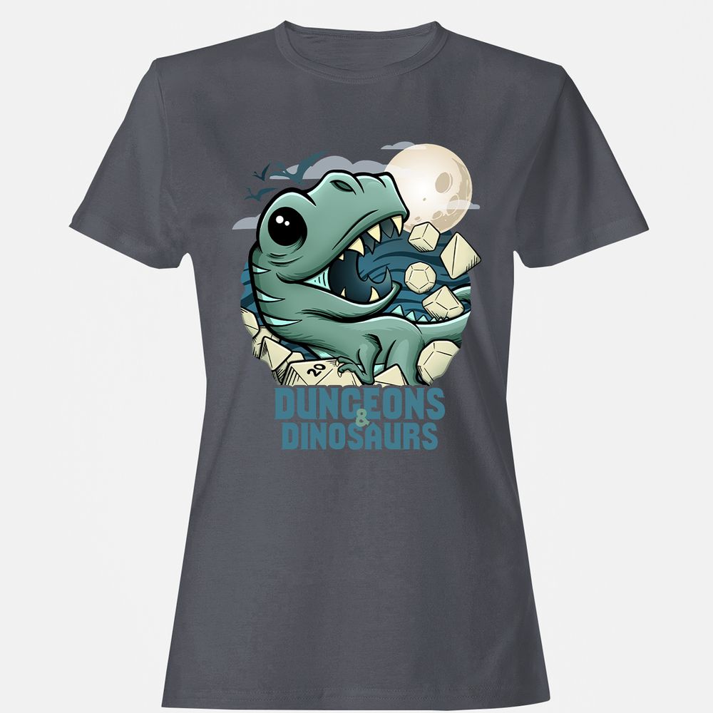 Women's T-Shirt - 4FNHVFH7 - Dark Heather - 5