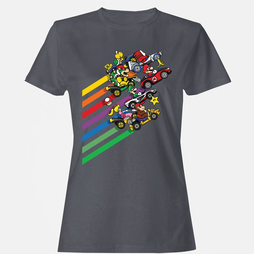 Women's T-Shirt - MRCLMXQ9 - Dark Heather - 5