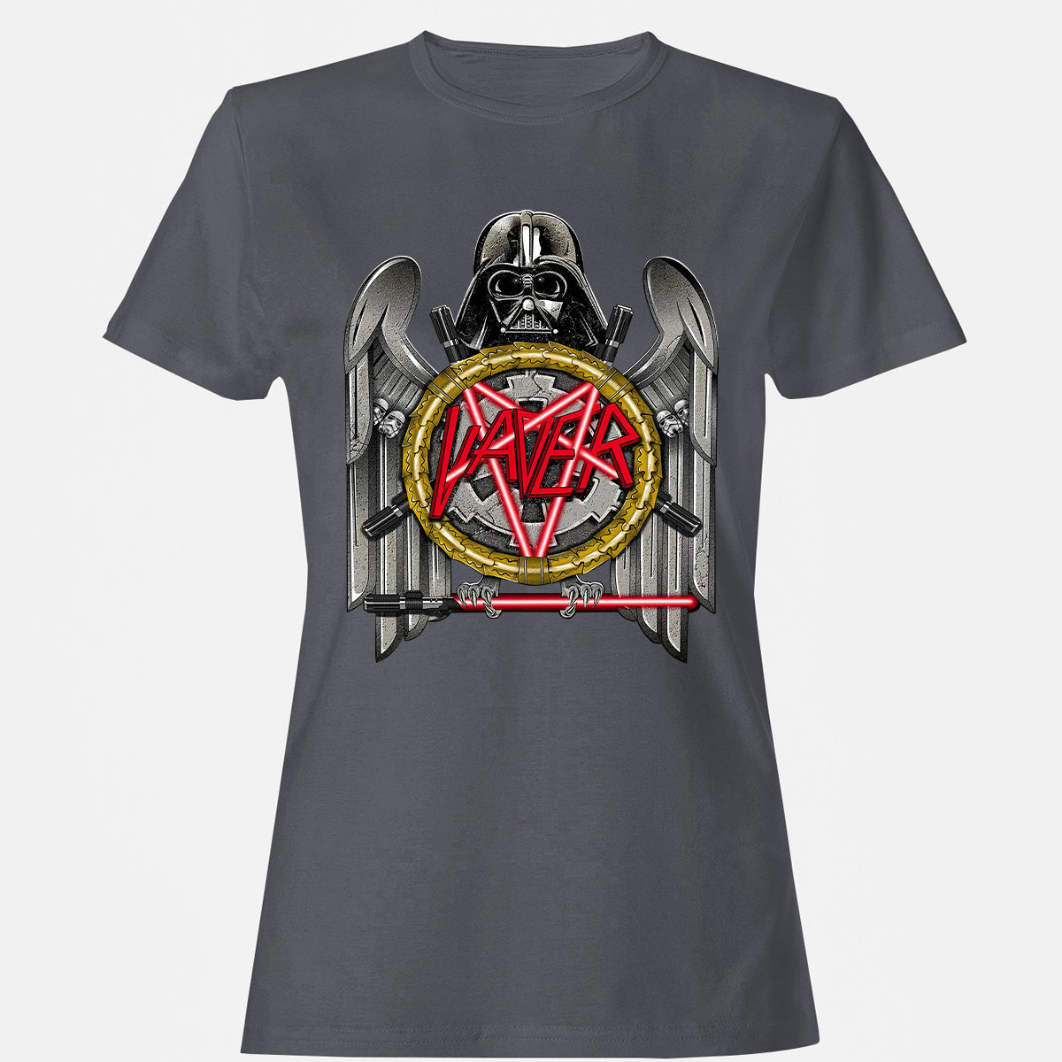 Women's T-Shirt - 3ZP3AUBE - Dark Heather - 5