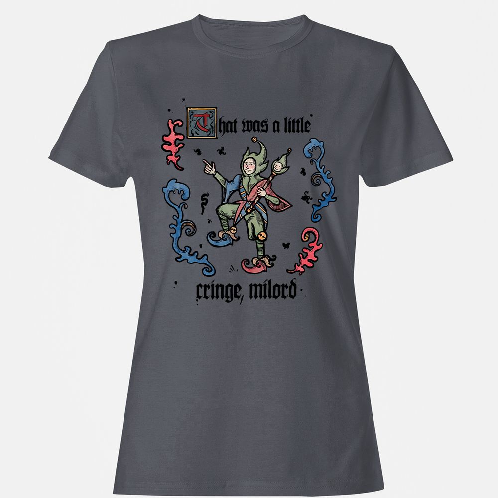 Women's T-Shirt - 1P81LAFN - Dark Heather - 5