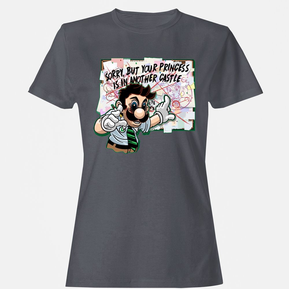 Women's T-Shirt - TTE6K8A9 - Dark Heather - 5