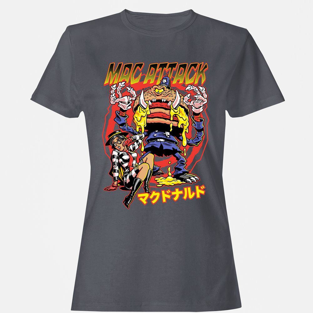 Women's T-Shirt - 3QEAEXXR - Dark Heather - 5