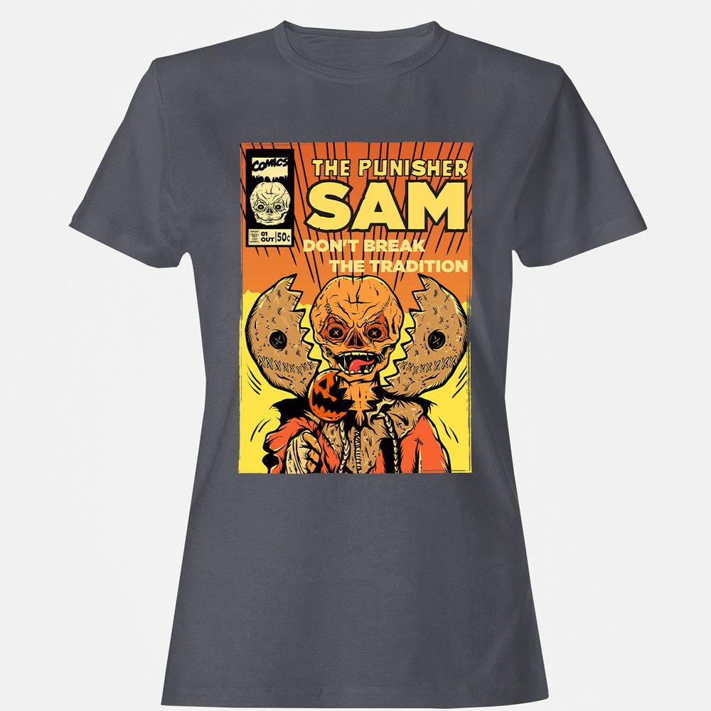 Women's T-Shirt - 3MMDE7KZ - Dark Heather - 5