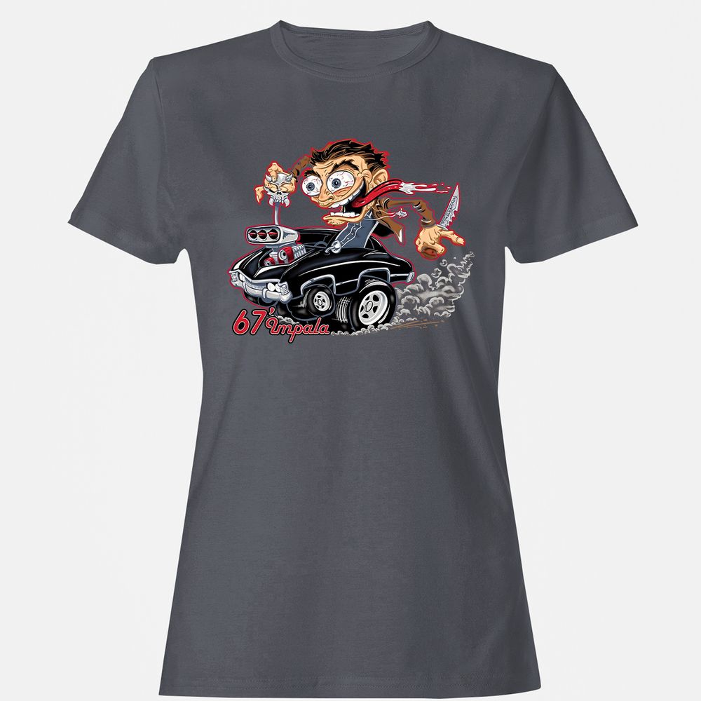 Women's T-Shirt - D6TAHMWH - Dark Heather - 5