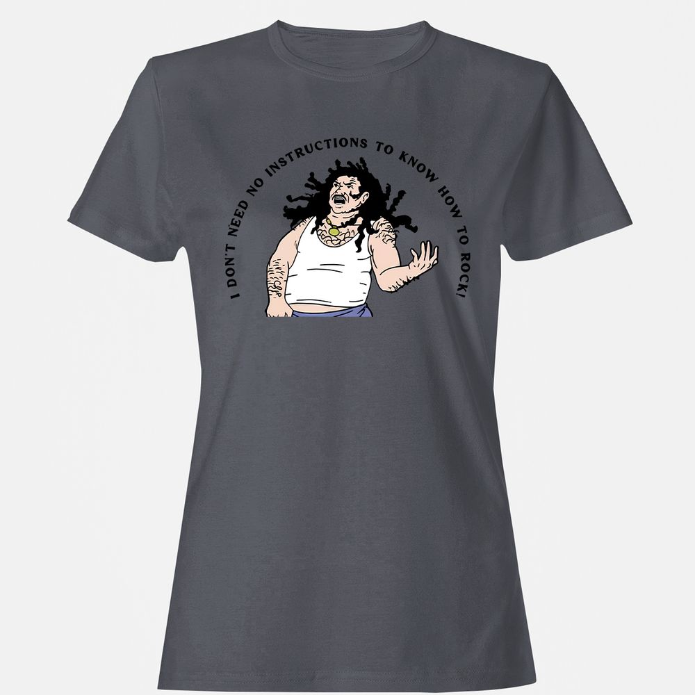 Women's T-Shirt - U3FUSGQR - Dark Heather - 5
