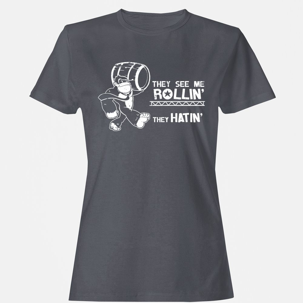 Women's T-Shirt - YAT3PMXA - Dark Heather - 5