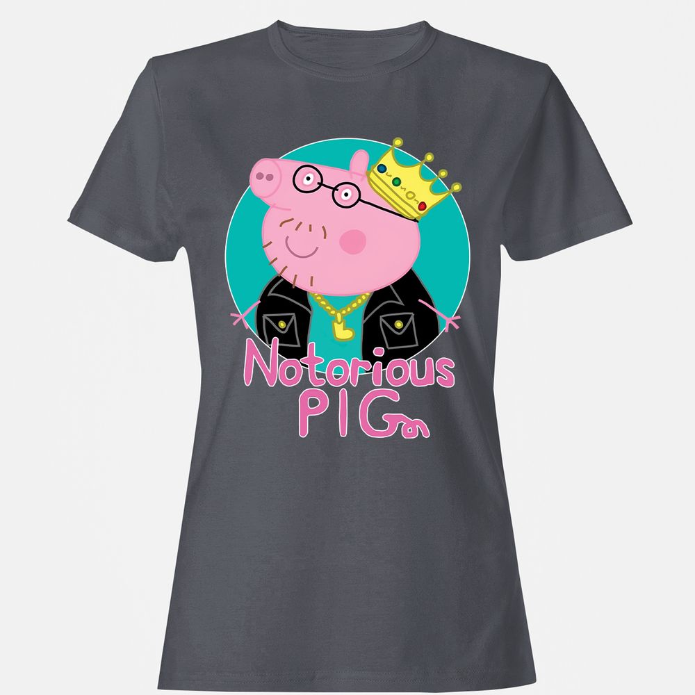 Women's T-Shirt - N8G9AHUG - Dark Heather - 5