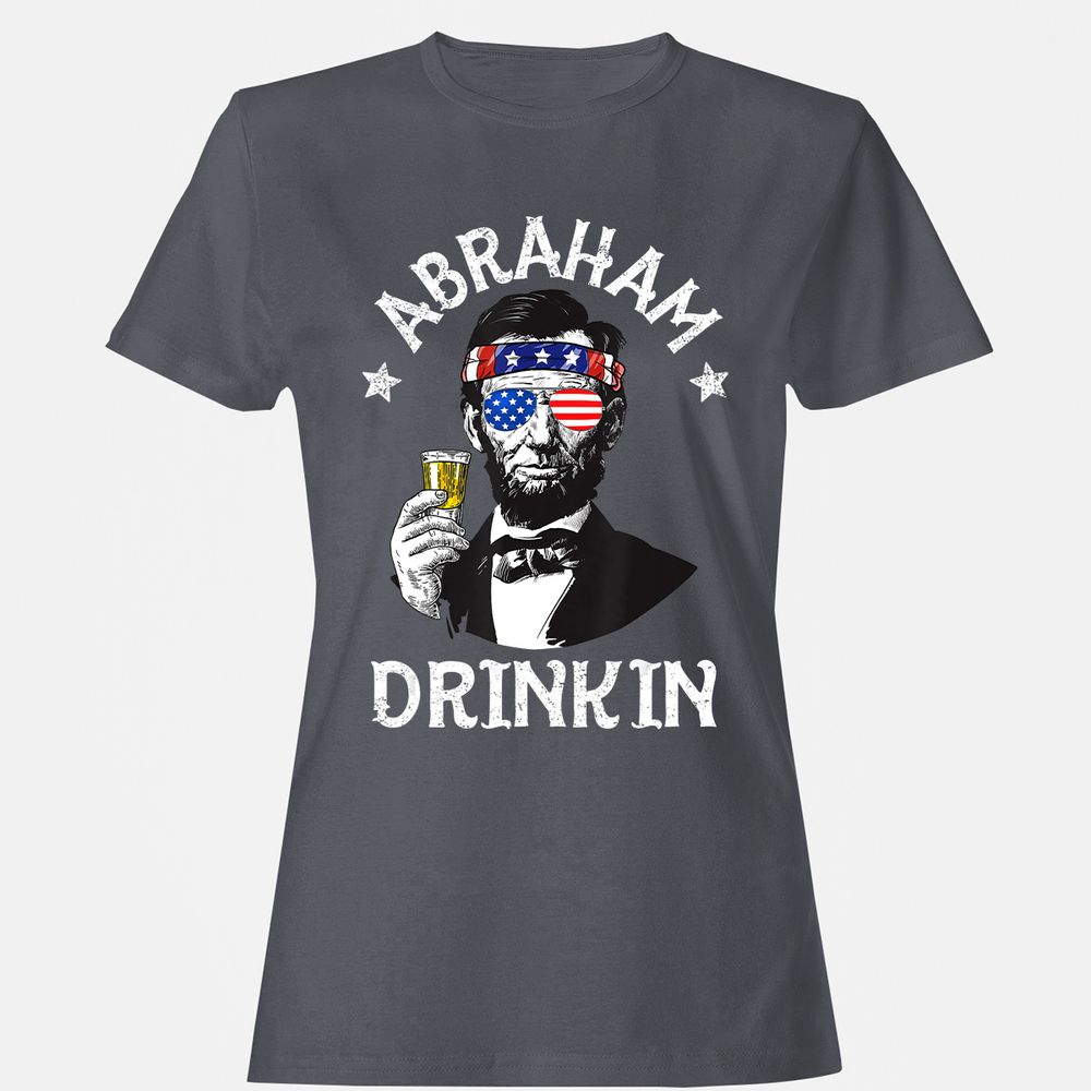 Women's T-Shirt - TMZ4W7QU - Dark Heather - 5