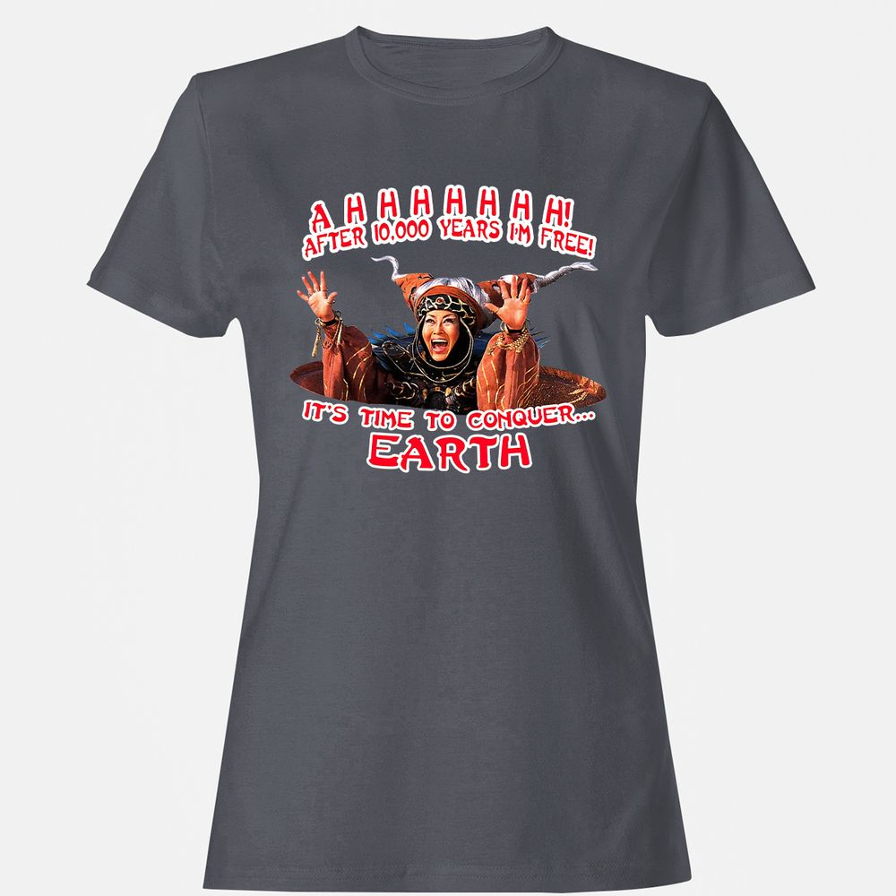 Retro Rita Repulsa MMPR - Dark Heather - 5