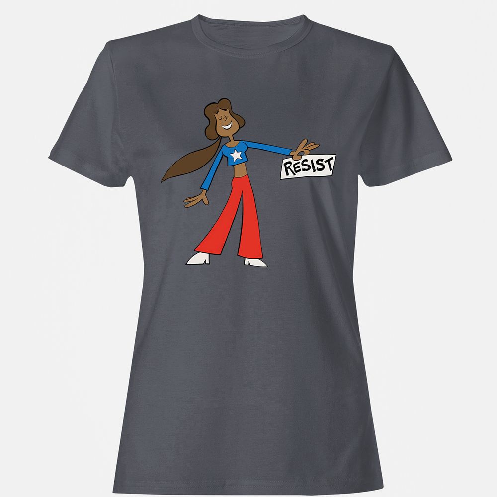 Women's T-Shirt - D7UJL8HR - Dark Heather - 5