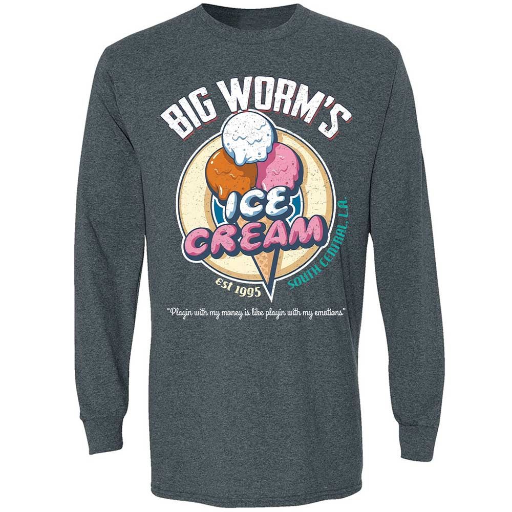 Big Worm's Ice Cream - Dark Heather - 5