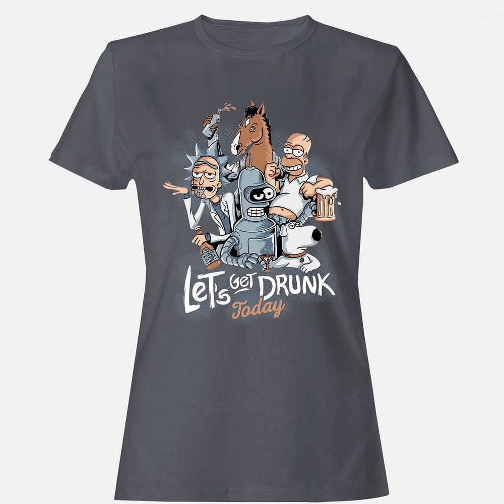 Women's T-Shirt - DHL9WV2K - Dark Heather - 5
