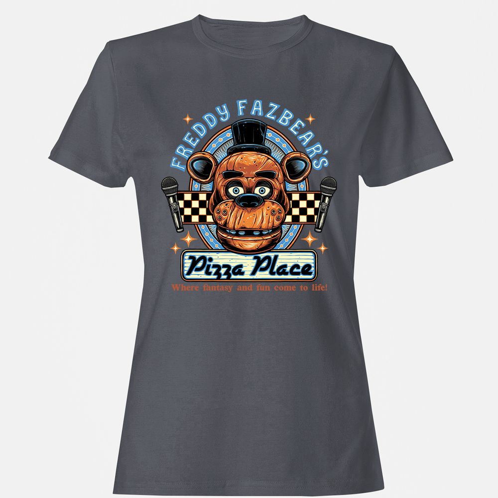 Women's T-Shirt - HUJNT77H - Dark Heather - 5