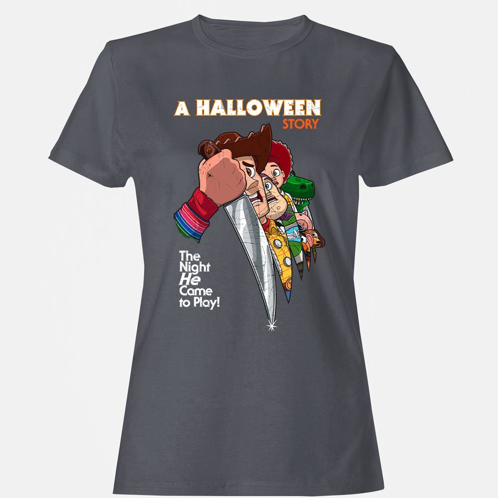 Women's T-Shirt - SE6VJPQX - Dark Heather - 5