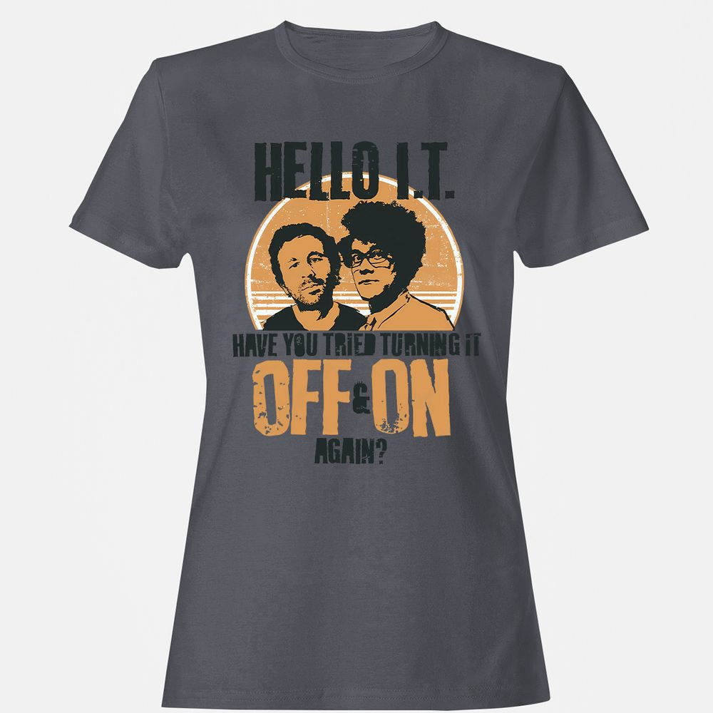 Have You Tried Turning It Off & On Again - Dark Heather - 5