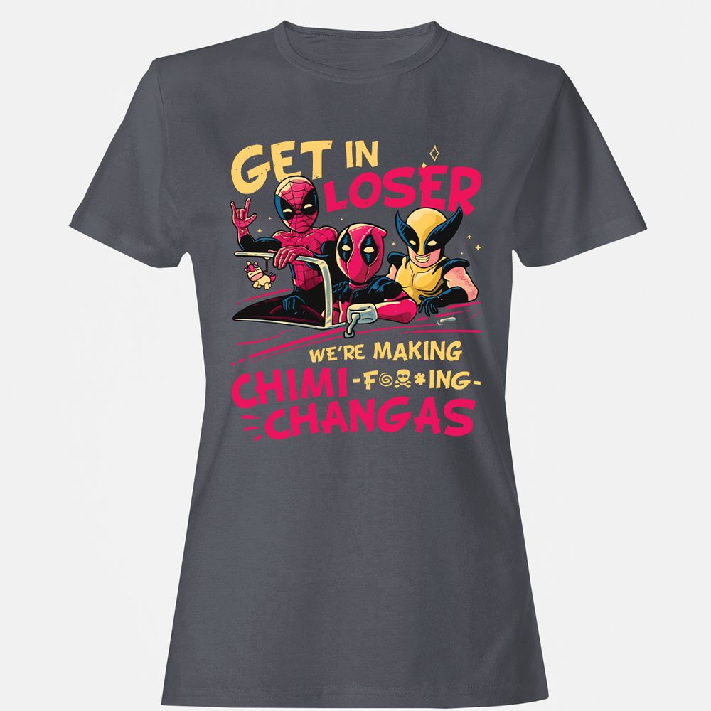 Women's T-Shirt - H3REQ1K9 - Dark Heather - 5