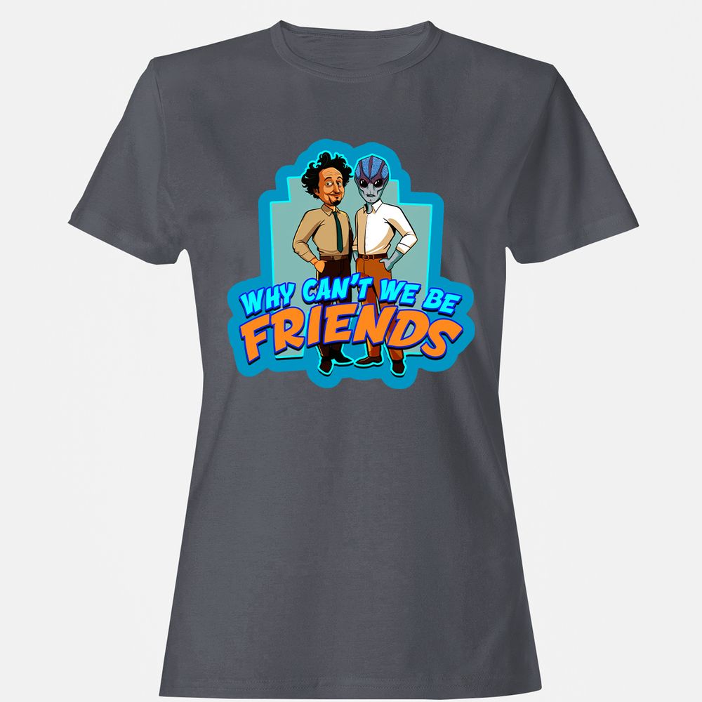 Women's T-Shirt - 1F1E88MH - Dark Heather - 5