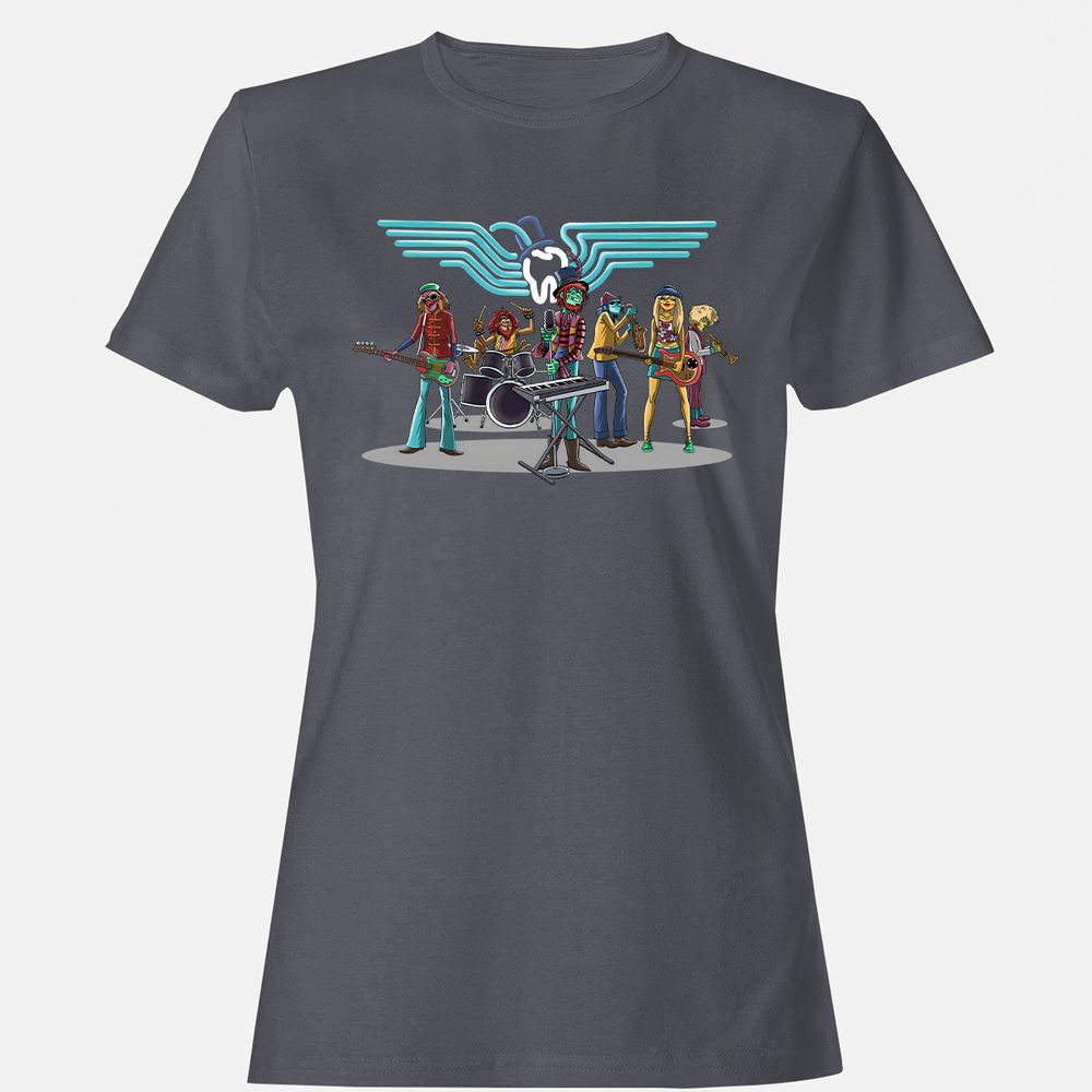 Women's T-Shirt - SUNBE569 - Dark Heather - 5