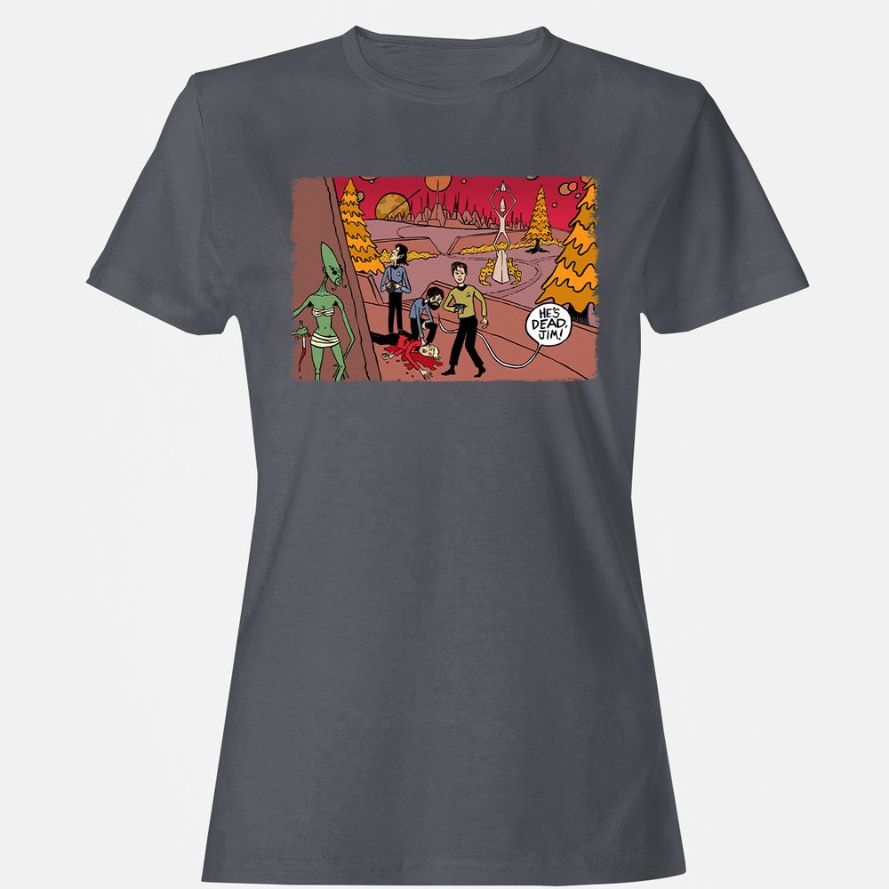 Women's T-Shirt - FJ17YBLH - Dark Heather - 5