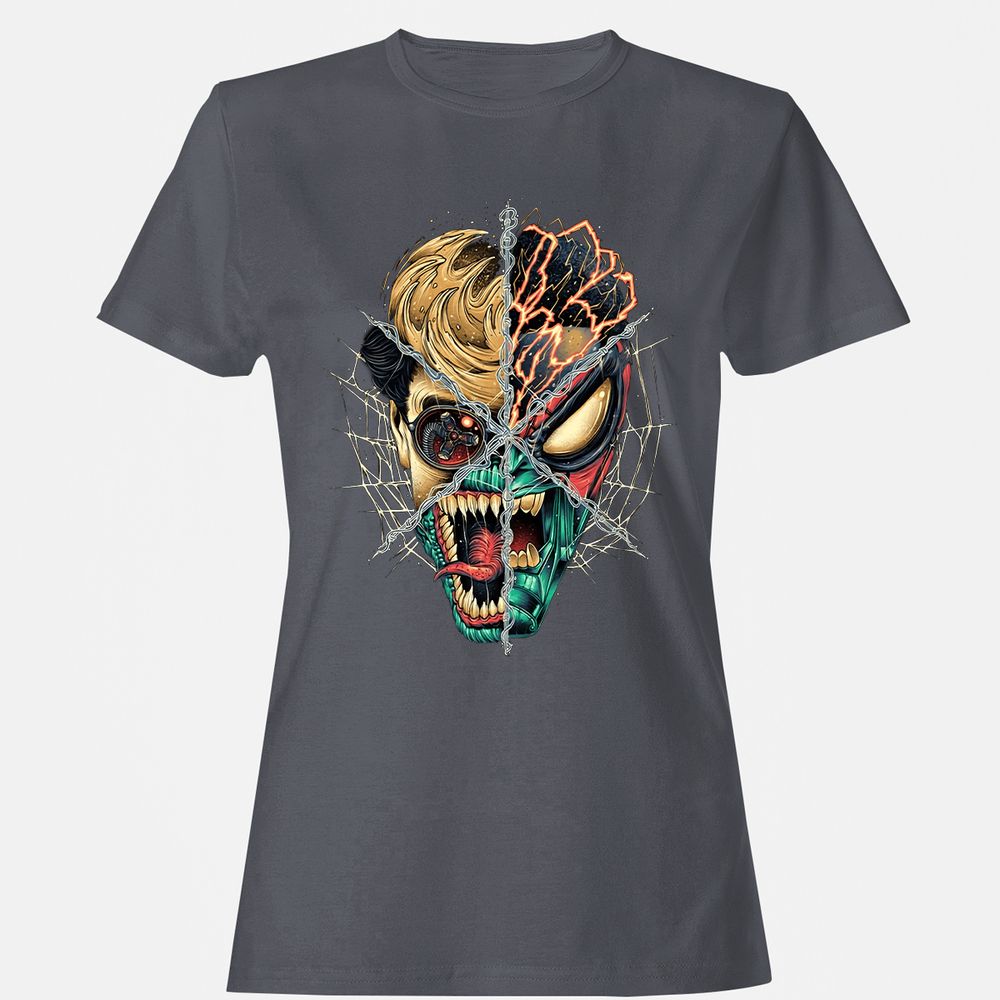 Women's T-Shirt - NJ49C2U6 - Dark Heather - 5