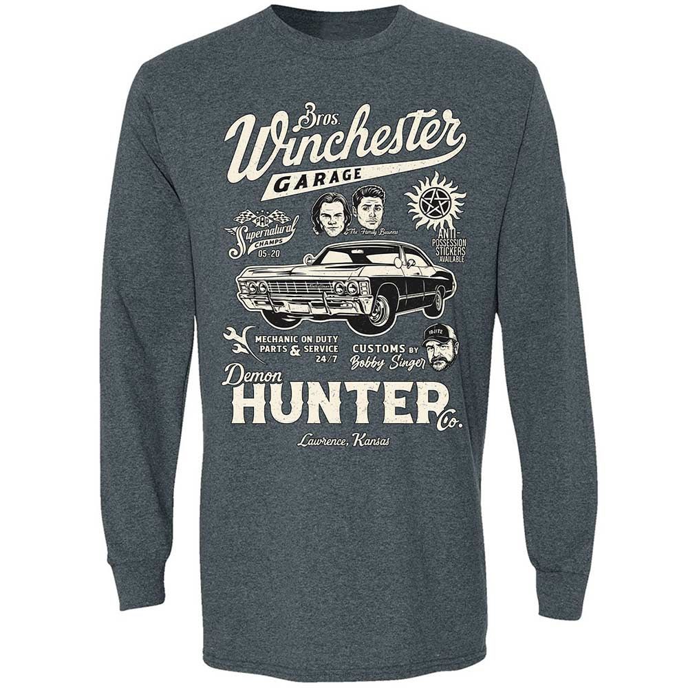 Long Sleeve T-Shirt - KMKAY9SL - Dark Heather - 5