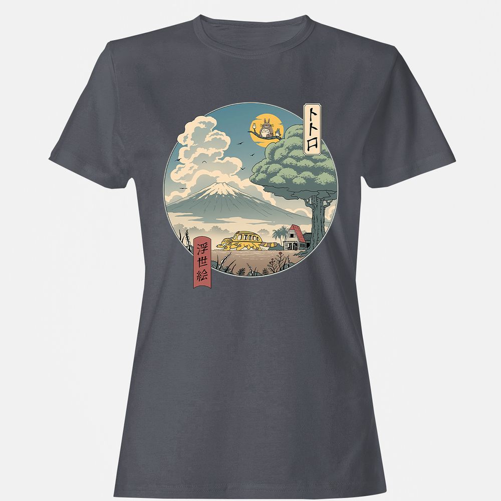 Women's T-Shirt - USME84R5 - Dark Heather - 5