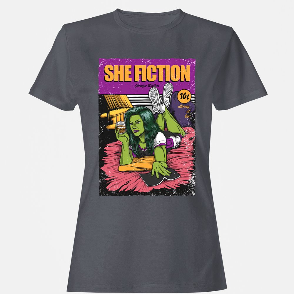 Women's T-Shirt - 2GL2UZAN - Dark Heather - 5