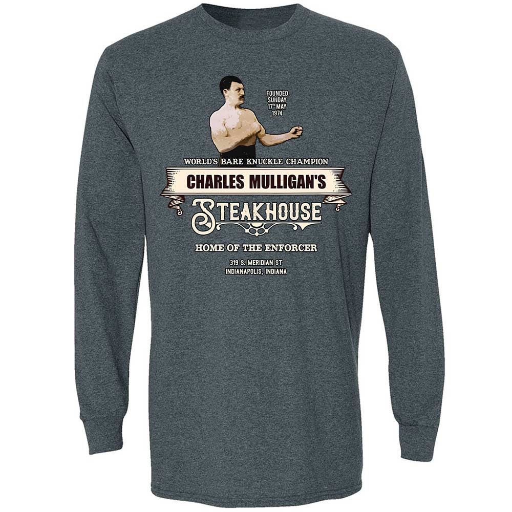 Long Sleeve T-Shirt - YWP8KGQ7 - Dark Heather - 5