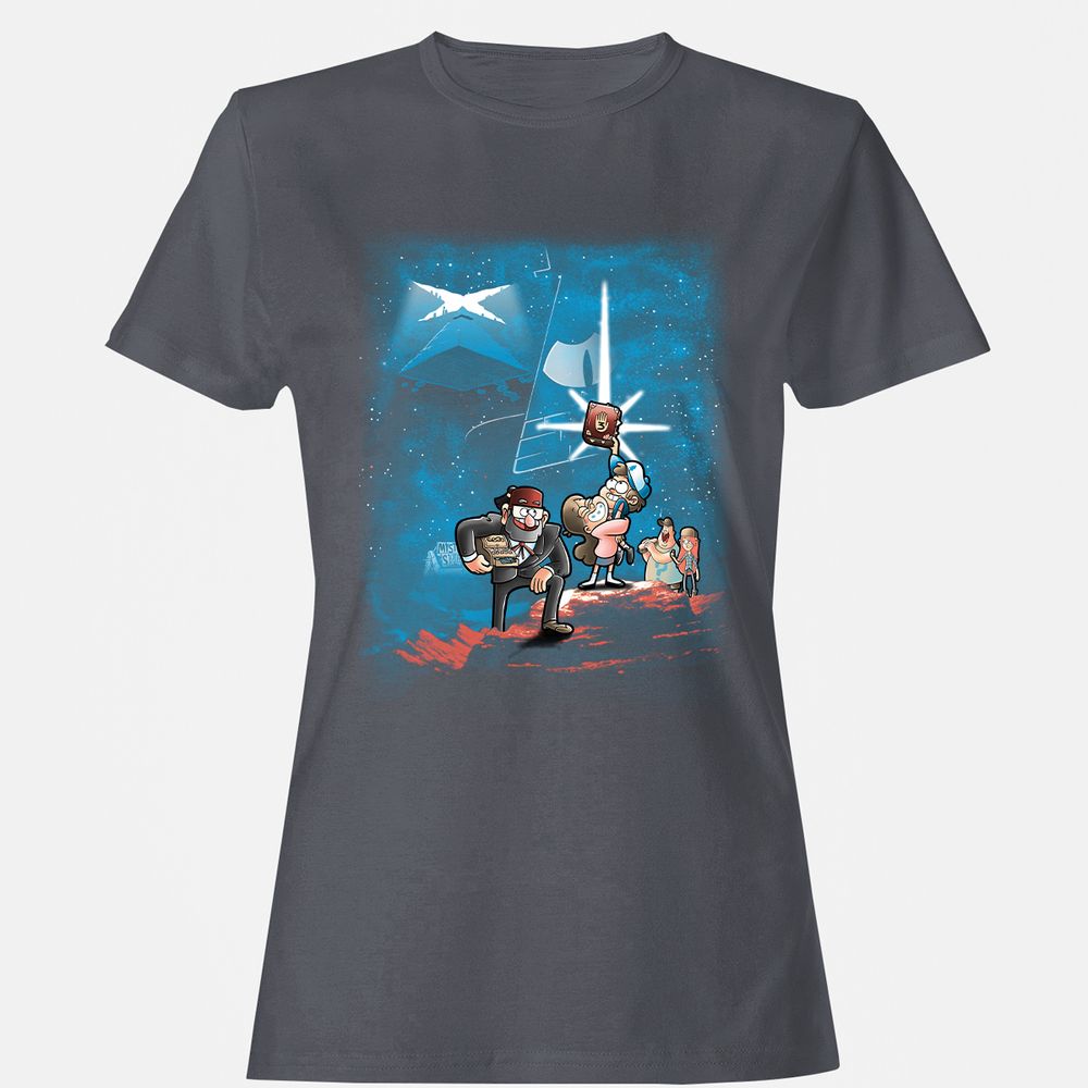 Women's T-Shirt - 3BTMQRP5 - Dark Heather - 5