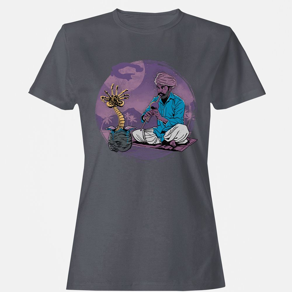 Women's T-Shirt - 5BUHMSX6 - Dark Heather - 5