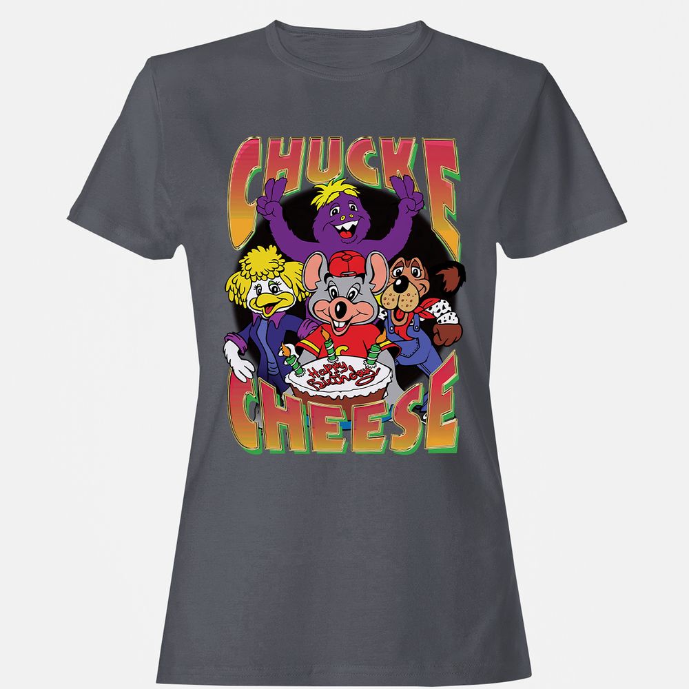 Women's T-Shirt - W4EL8XGZ - Dark Heather - 5