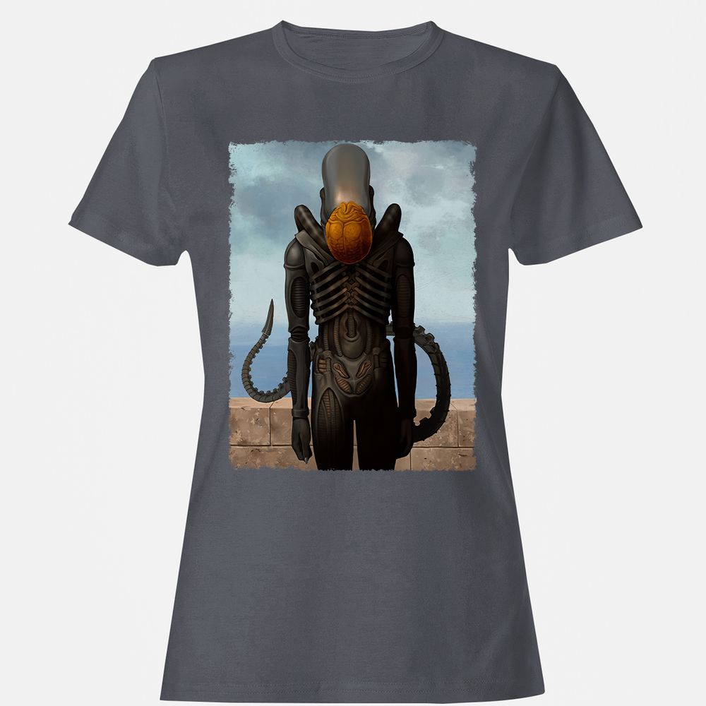 Women's T-Shirt - D6FLEFAQ - Dark Heather - 5