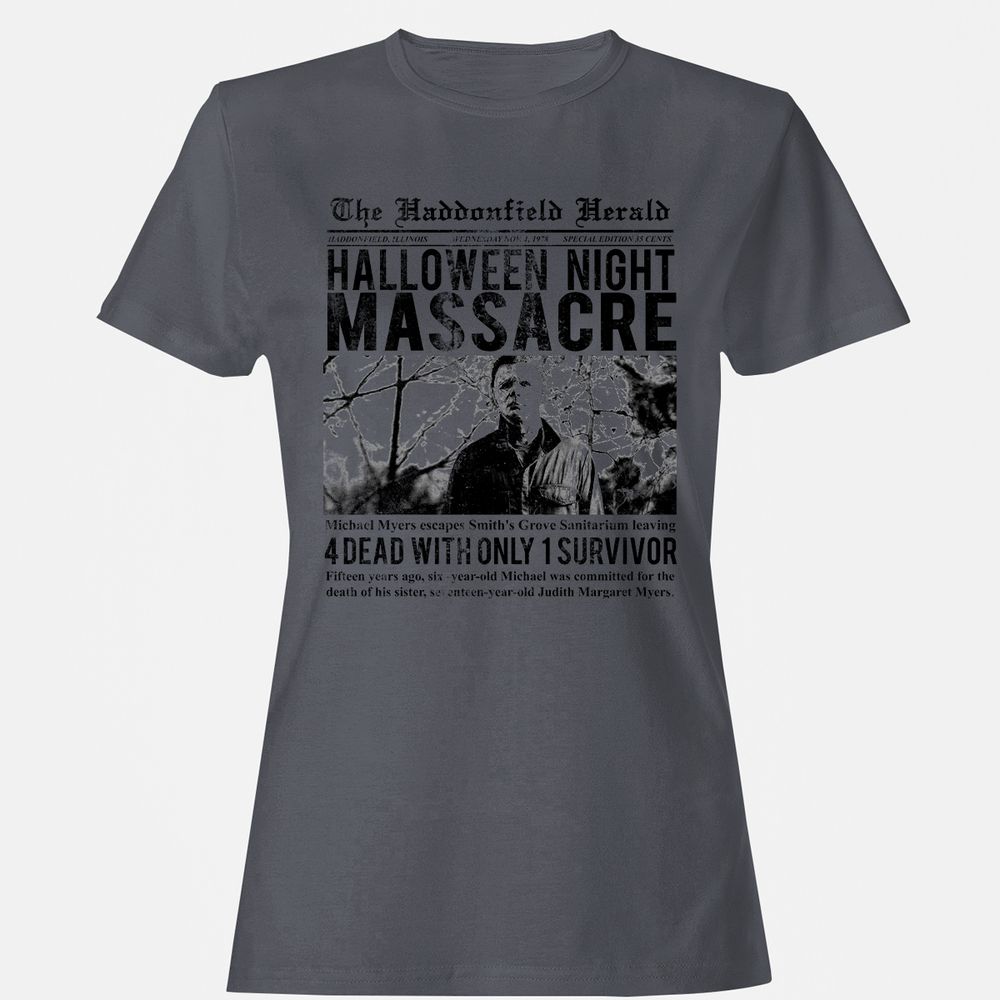 Women's T-Shirt - 83VGBXE9 - Dark Heather - 5