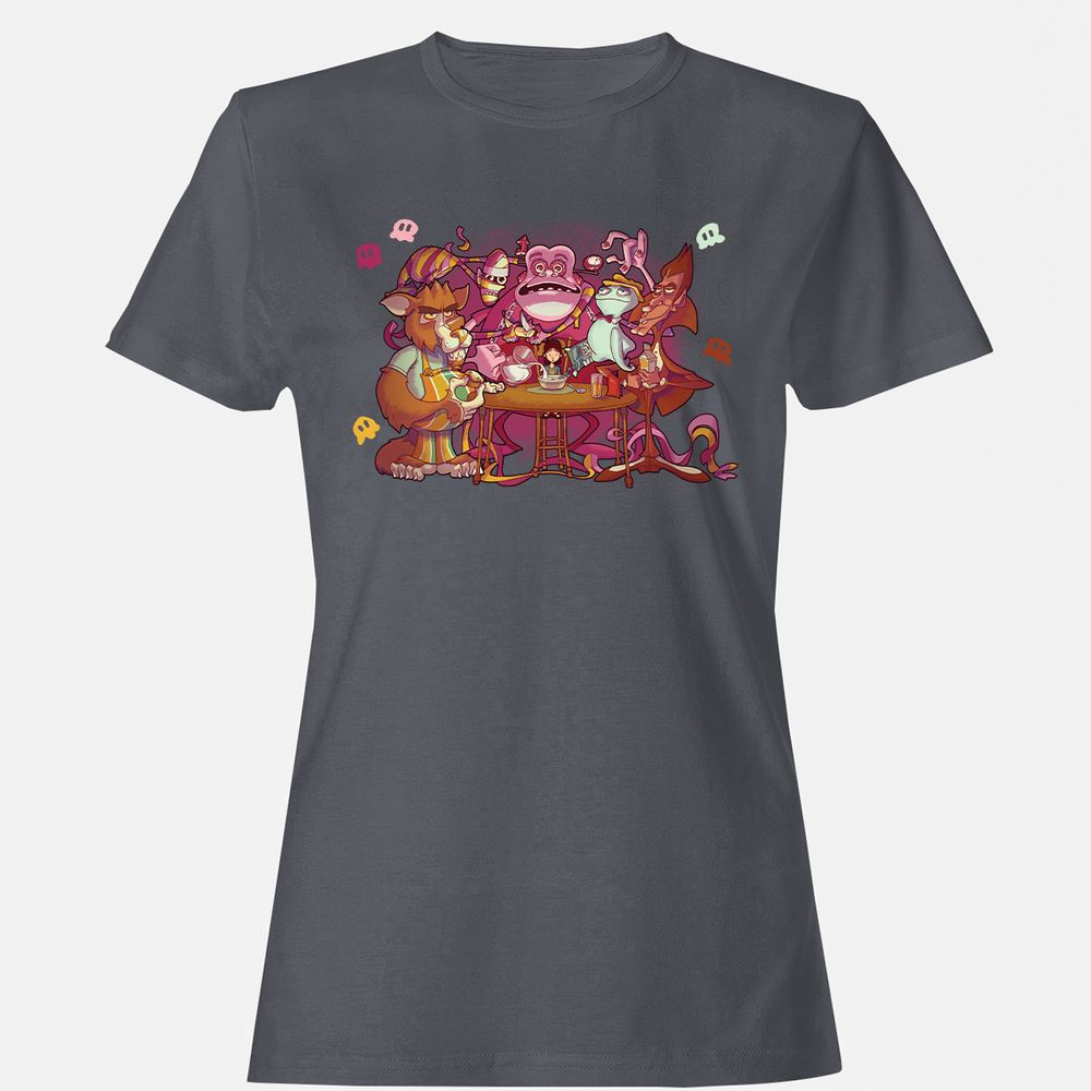 Women's T-Shirt - 6UNFGCMZ - Dark Heather - 5